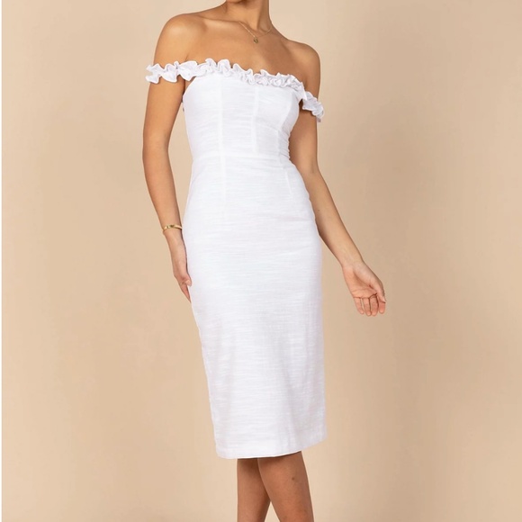 Petal and Pup Florez Dress in White - Picture 5 of 14